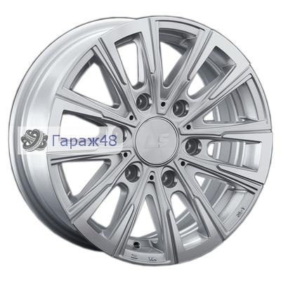LS 812 R15 / 6J PCD 6x139.7 ET 33 ЦО 106.1 Литые Серебристый полированный